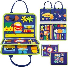 25-in-1 toddler busy board for