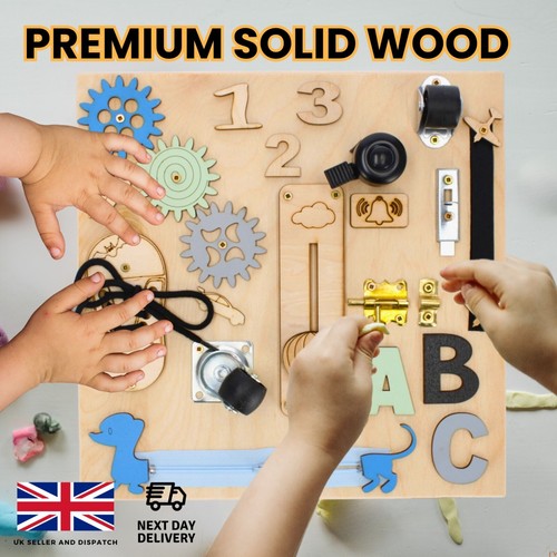 Woden sensory toys busy board - woden,