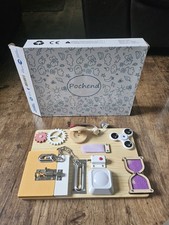 Pochend Wooden Busy Board for