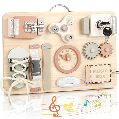 Joyreal wooden busy board - board, for