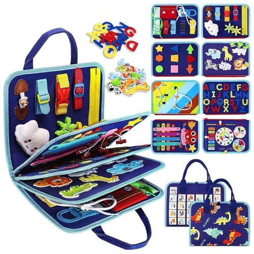 Kid busy board for - board, toddlers