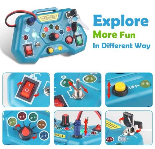Montessori busy board toys - board,