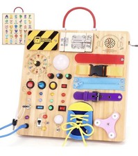 Educational Wooden Busy Board