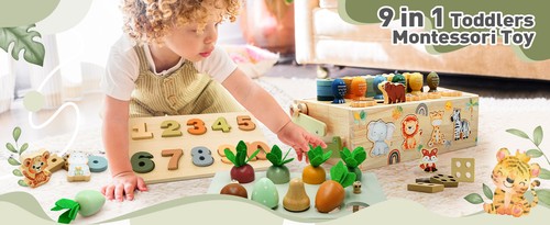 Wooden busy board for - board, toddlers